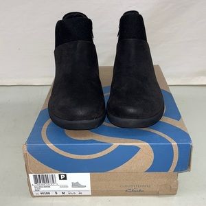 Sillian 2 Cloudstepper by Clarks Ankle Boots Black size 9 Women. New, Unworn